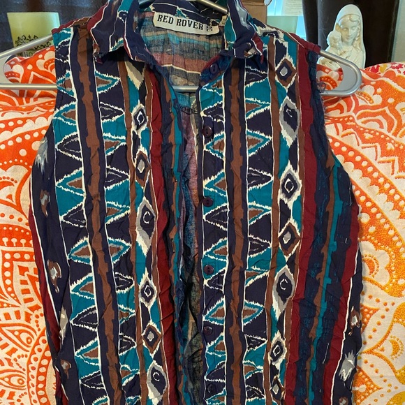 tribal button up - Picture 2 of 3